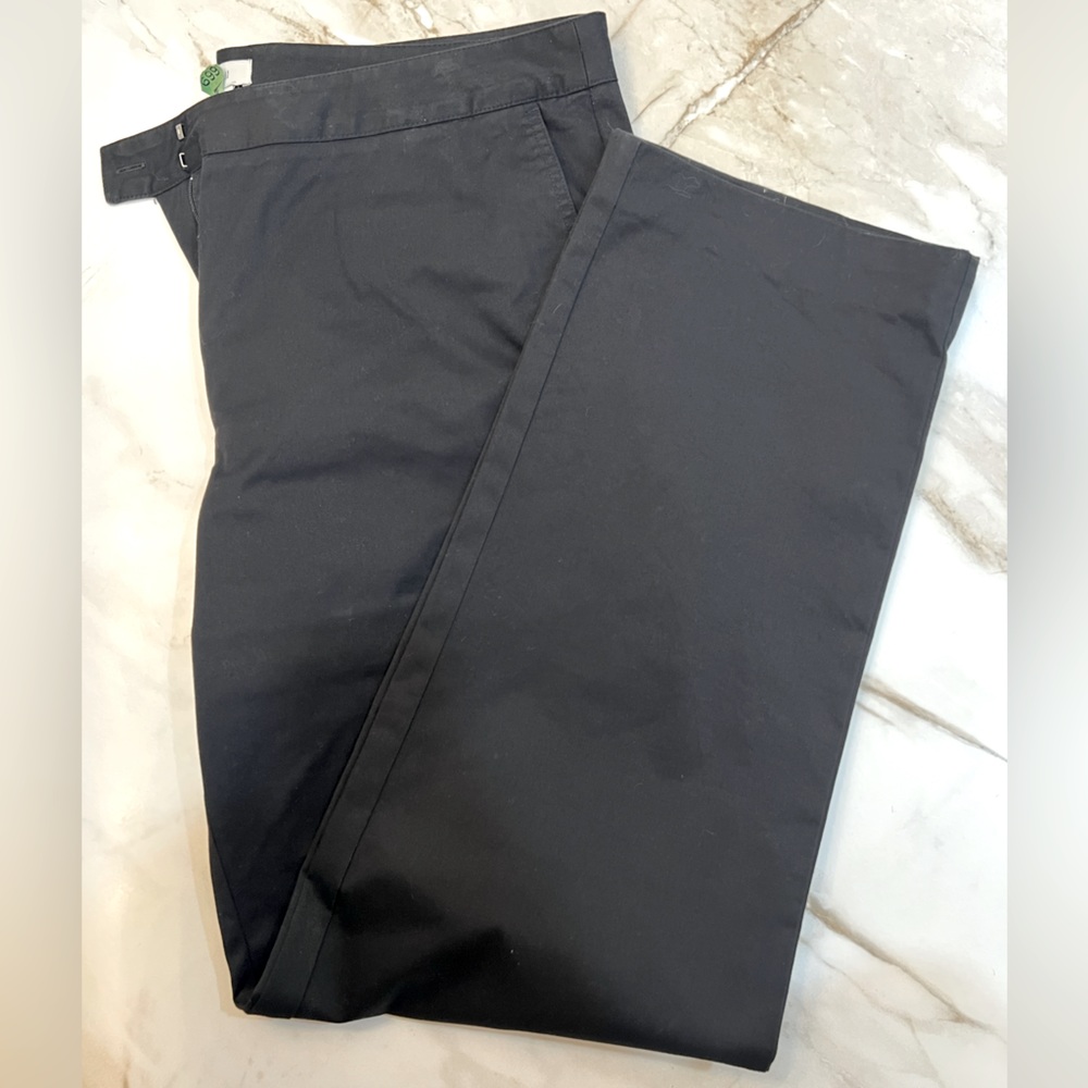 KATE HILL Freshly Dry Cleaned Pantsuit Boot Cut Work Pants - Black Size 14